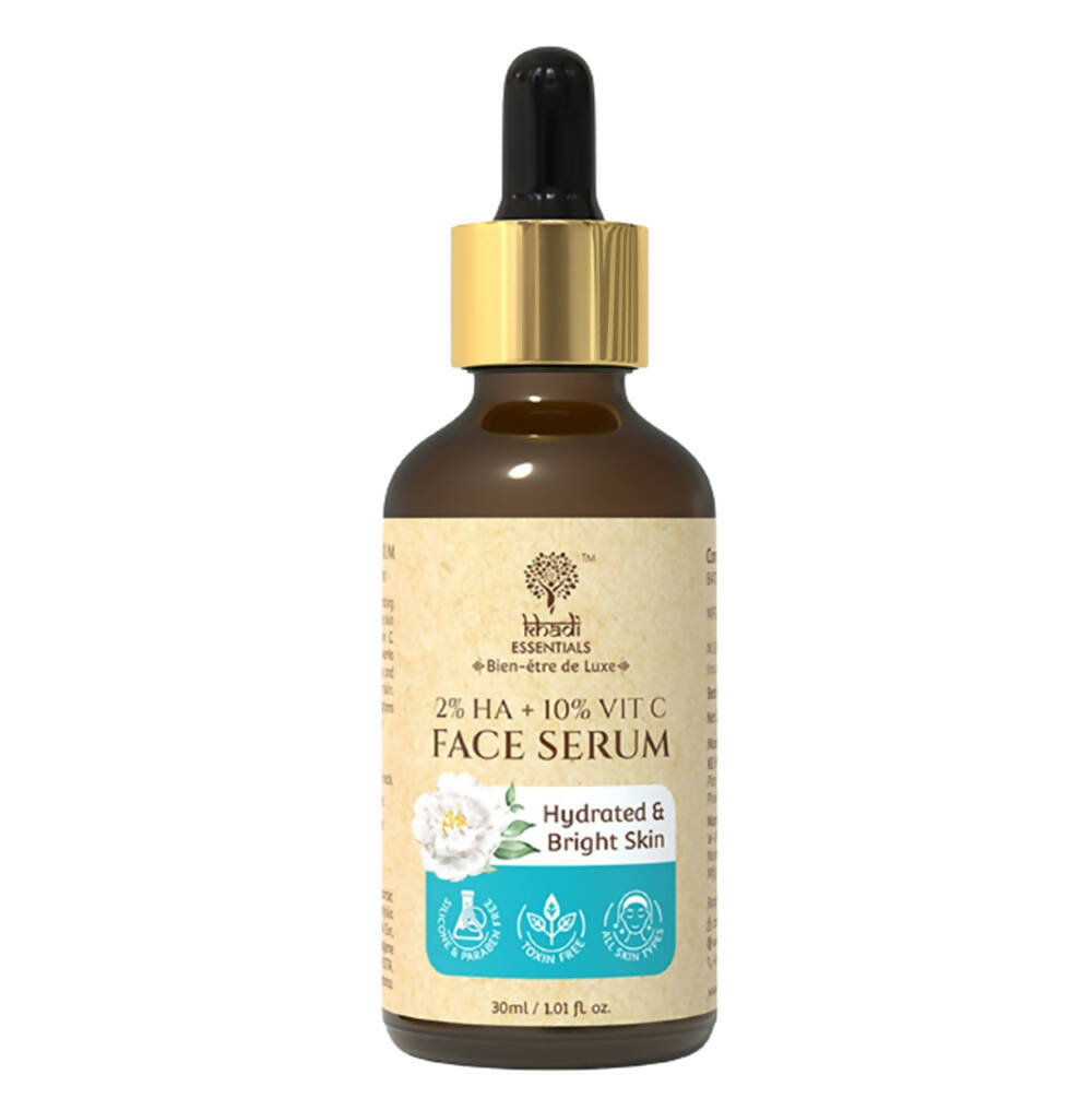 Khadi Essentials 2% HA + 10% Vitamin C Face Serum | Grocsy