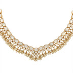 Nuyug 22K Gold Plated Ivory Dusk MOP Necklace | Grocsy