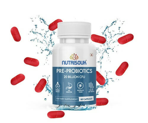Nutrisouk Pre-Probiotics 20 Billion CFU Capsules | Grocsy