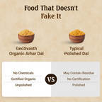 Geosvasth Organic Arhar Dal | Grocsy