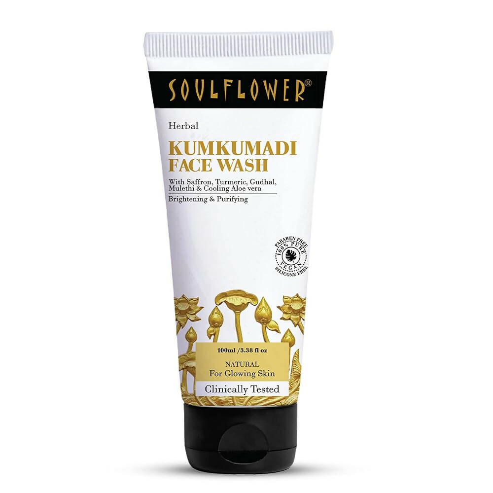Soulflower Kumkumadi Face Wash | Grocsy