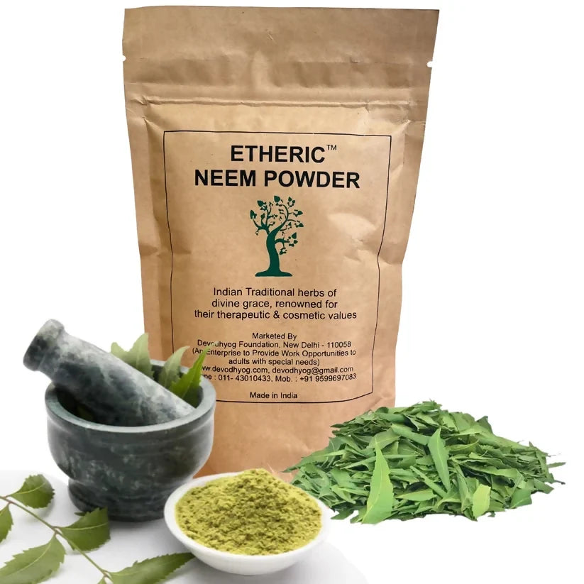 Etheric Neem Powder – Natural Herbal Face Pack & Skin Care Treatment | Grocsy