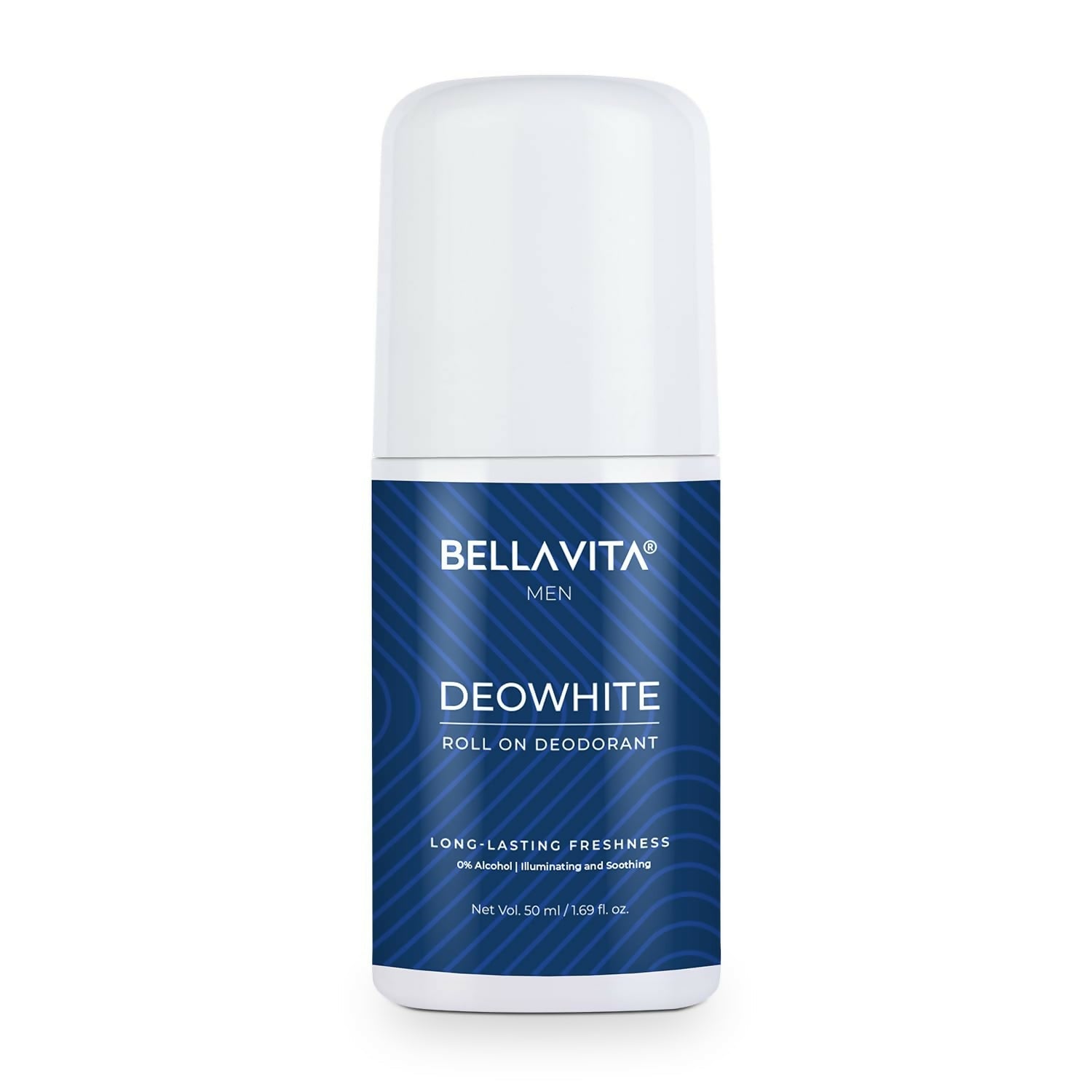 Bella Vita Deo White Natural Underarm Roll On Deodorant for Men | Grocsy