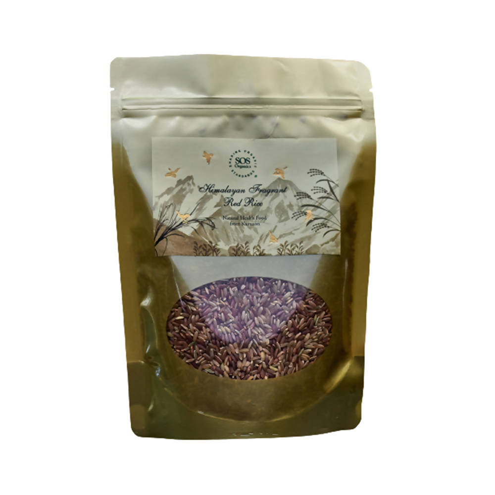 SOS Organics Himalayan Fragrant Red Rice | Grocsy