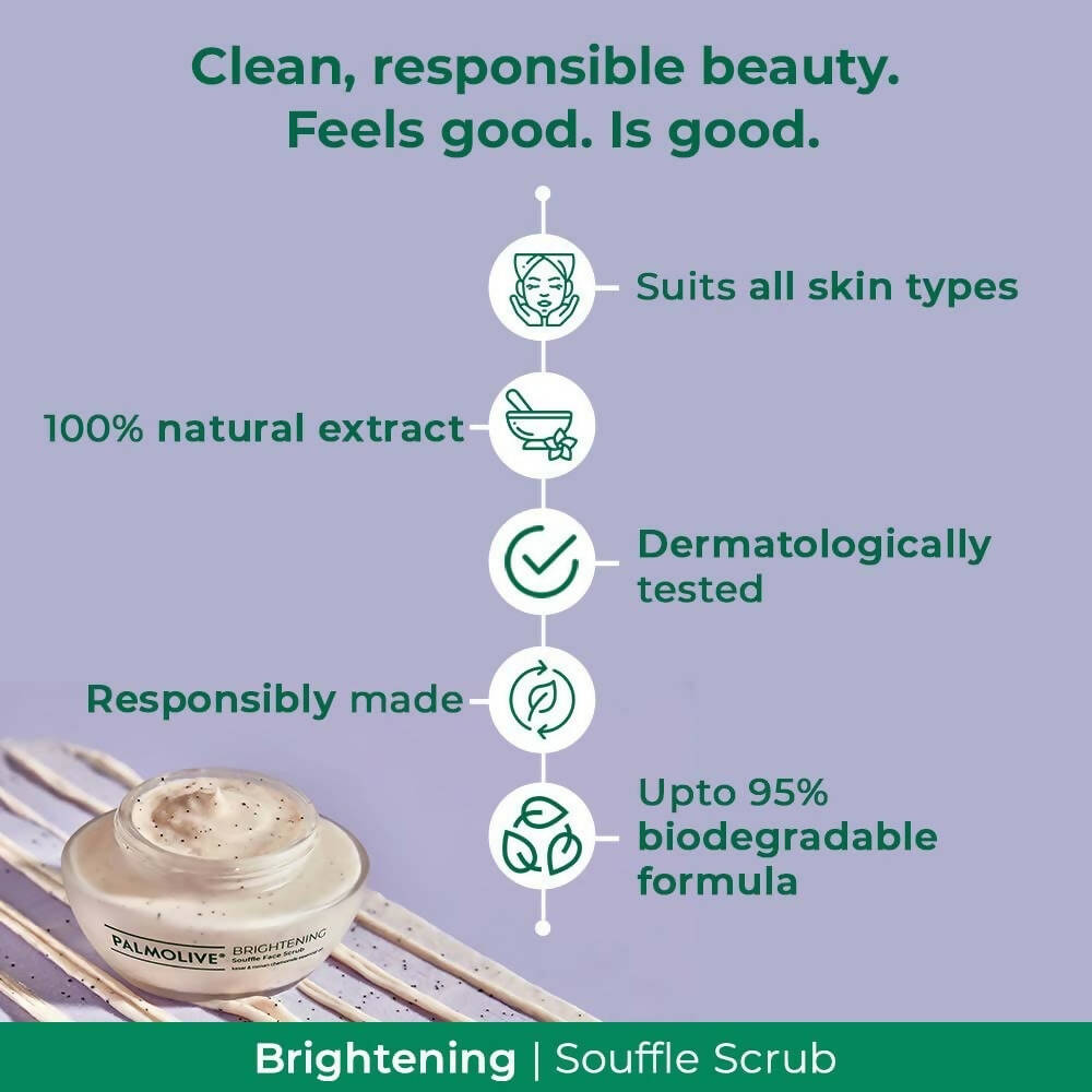 Palmolive Brightening Souffle Face Scrub | Grocsy