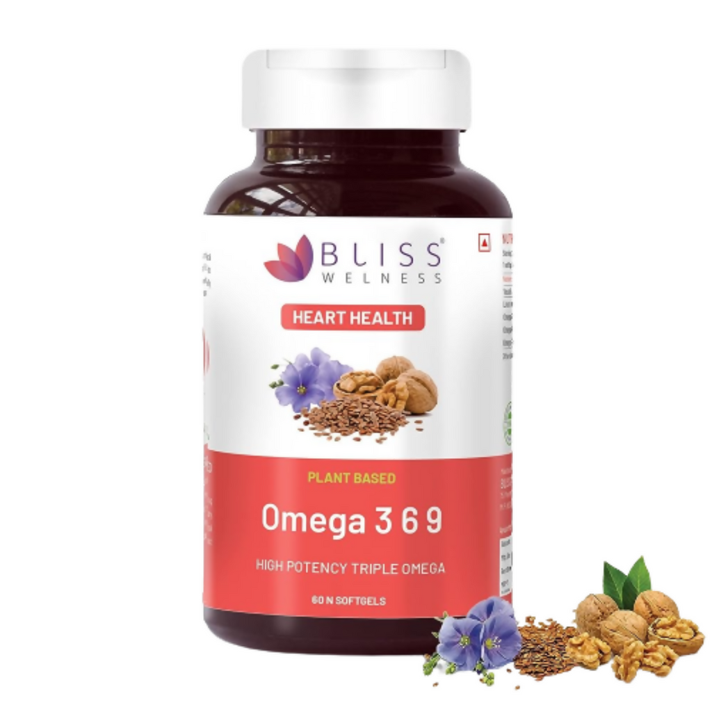 Bliss Welness Omega 3 6 9 Softgel Capsules | Grocsy
