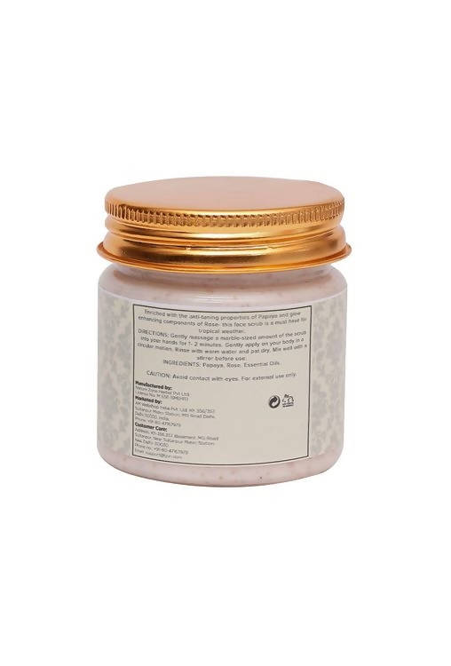 Tjori Pulpy Papaya And Rose Face Scrub | Grocsy