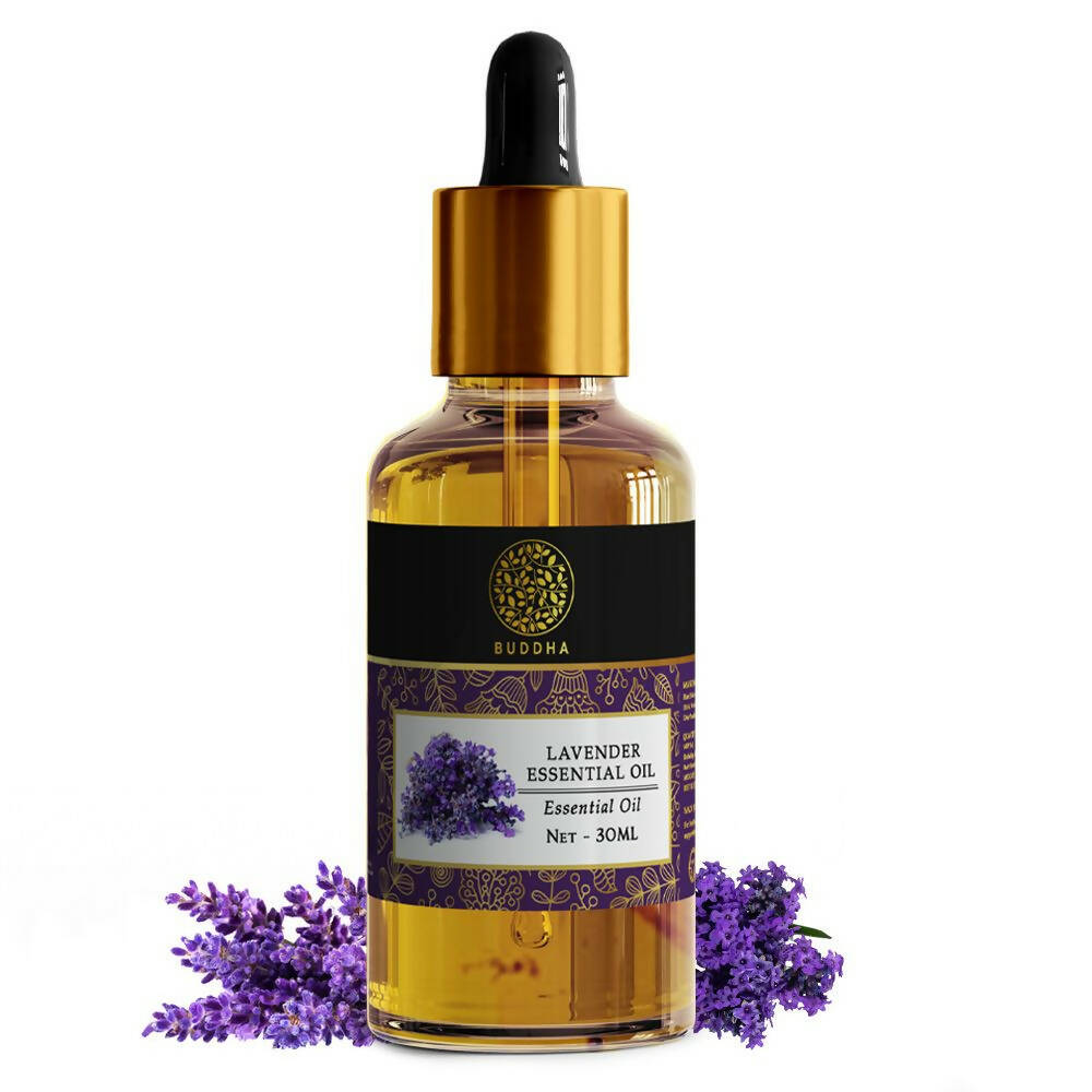 Buddha Natural Lavender Pure Essential Oil - For Healthy Hair, Skin, Sleep | Grocsy