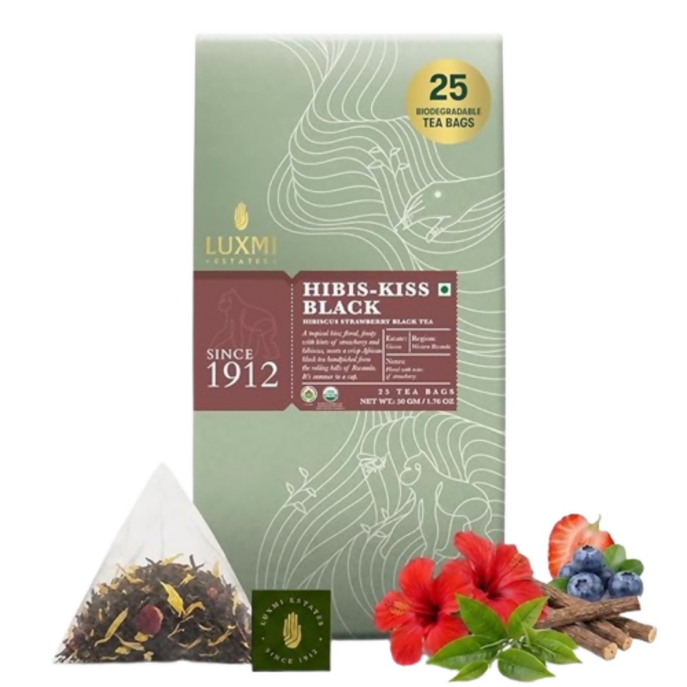 Luxmi Estates Hibis-Kiss Black Tea | Grocsy