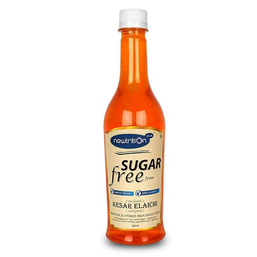 Newtrition Plus Sugar Free Kesar Elaichi Syrup | Grocsy