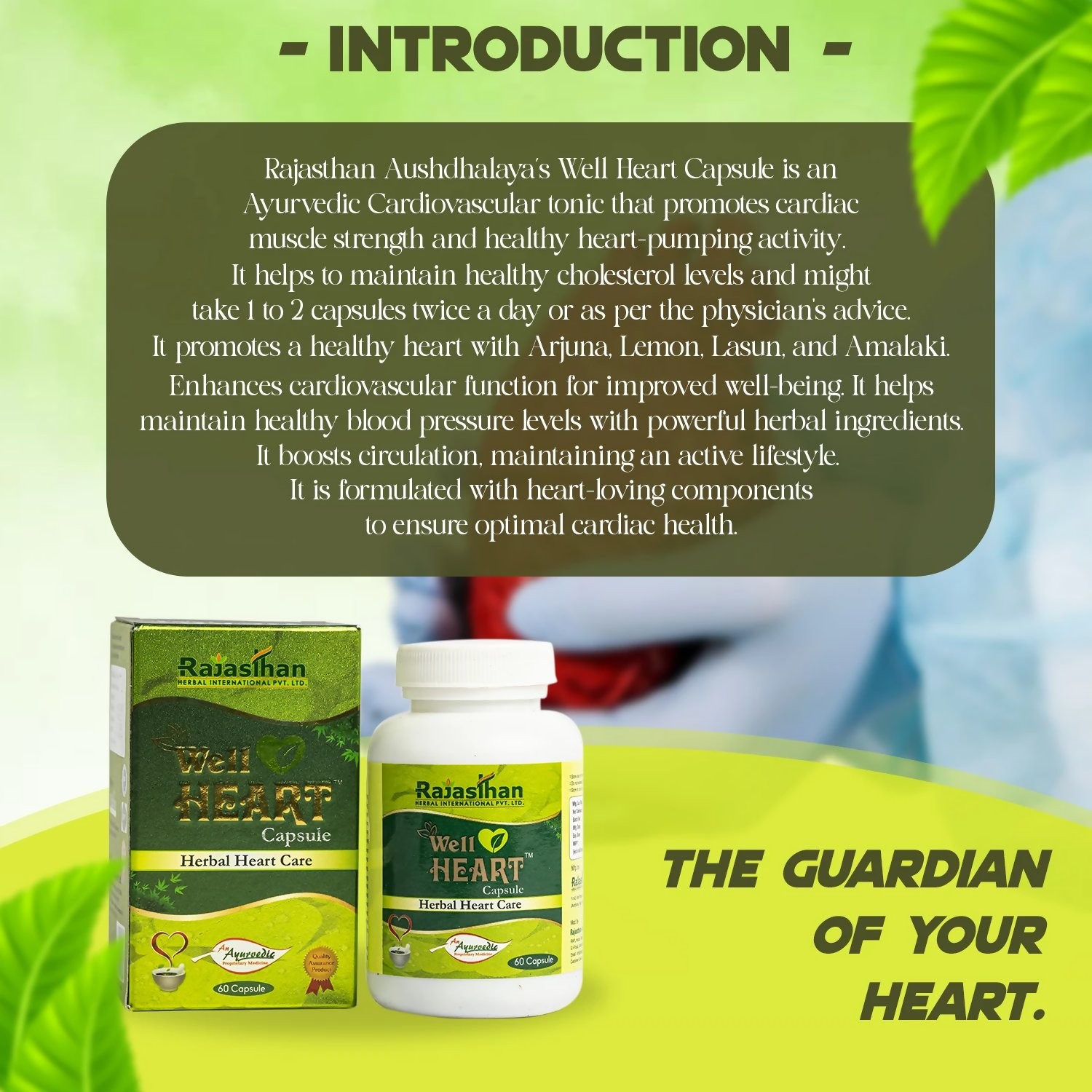 Rajasthan Herbals Well Heart Capsules | Grocsy