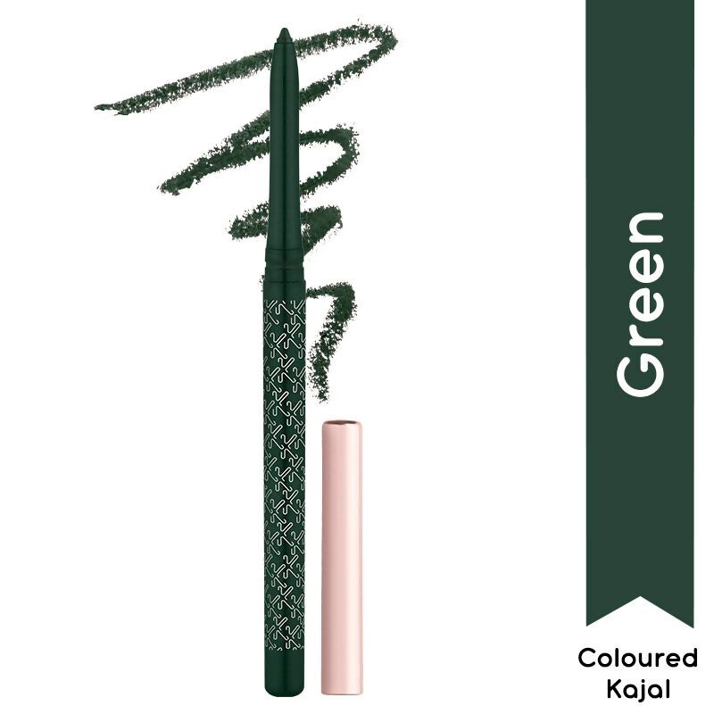 Kay Beauty By Katrina Kaif 24HR Coloured Matte Kajal - Green | Grocsy