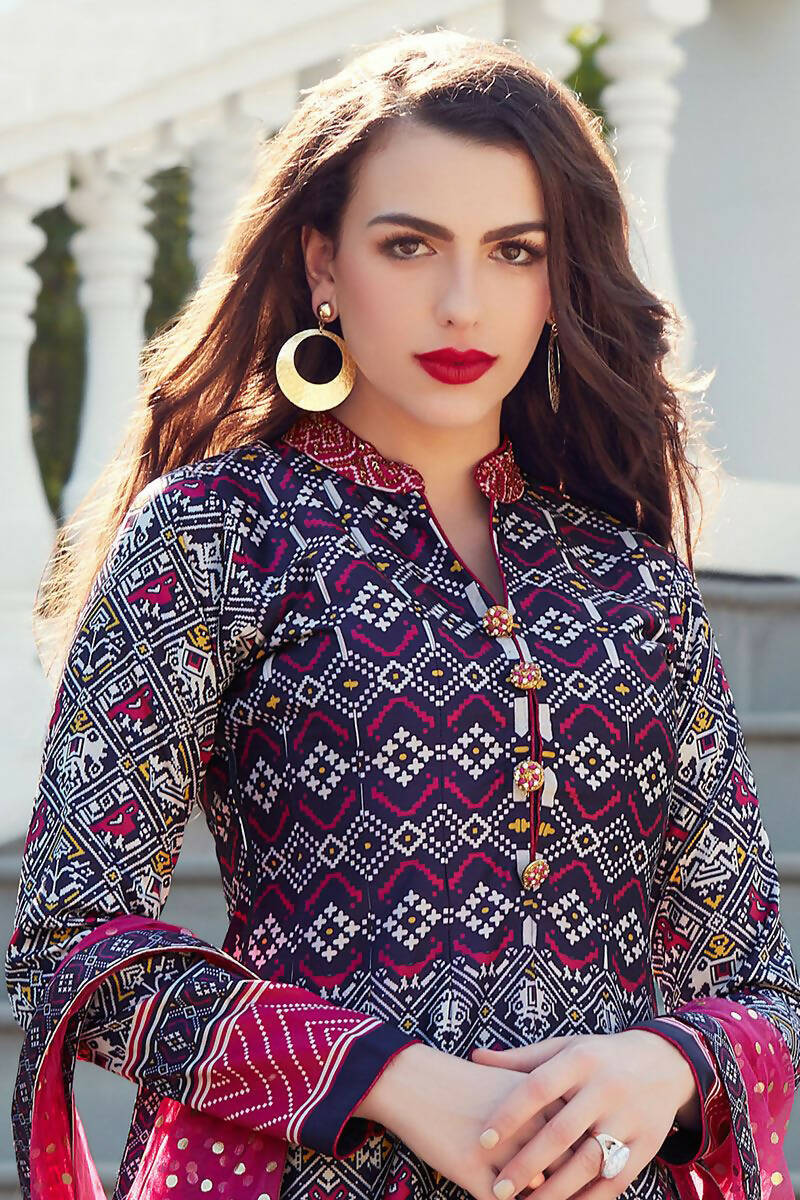 Partywear Designer Dark Blue Heavy Soft Killer Silk Salwar Suit - Anbazaar | Grocsy