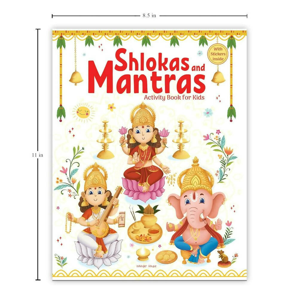 Shlokas And Mantras - Activity Book For Kids | Grocsy