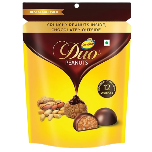 Sundrop Duo Peanuts - Crunchy & Chocolatey Pralines | Grocsy
