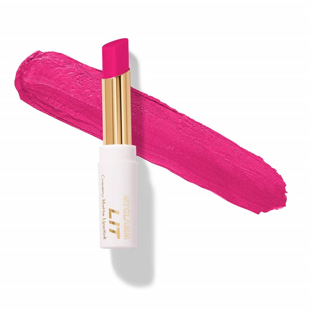 MYGLAMM LIT Creamy Matte Lipstick Rossini | Grocsy