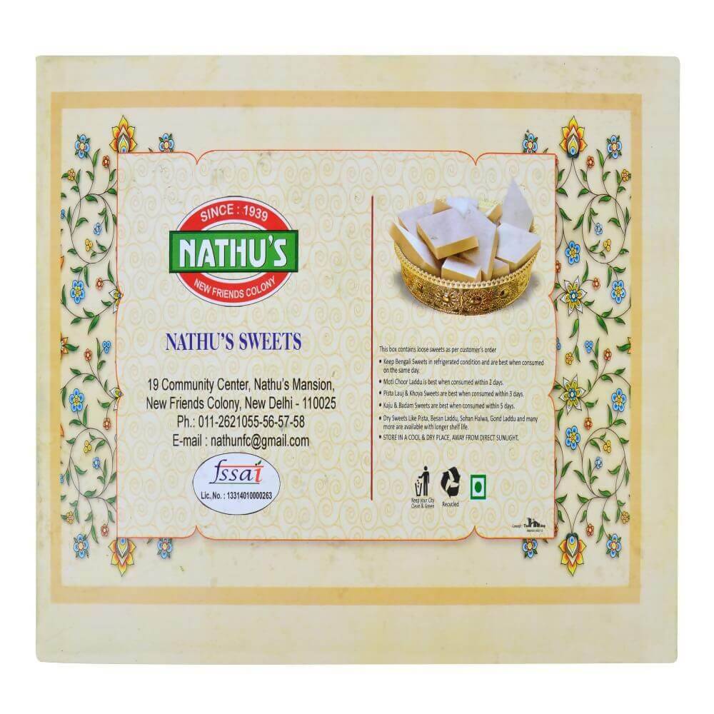 Nathu's Kaju Katli | Grocsy