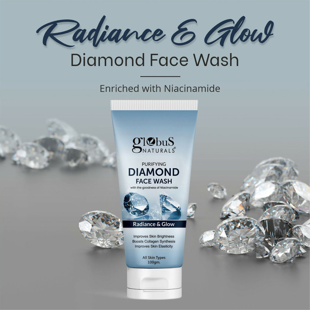 Globus Naturals Revival Diamond Face Wash, Suitable For All Skin Types | Grocsy