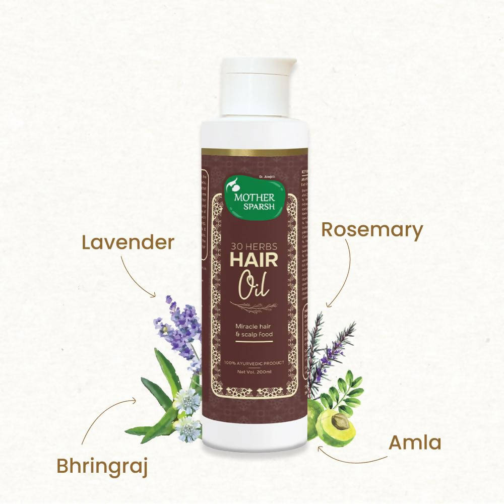 Mother Sparsh 30 Herbs Hair Oil | Grocsy