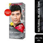 Revlon Top Speed Hair Color Small Pack Man - Natural Black 70m | Grocsy