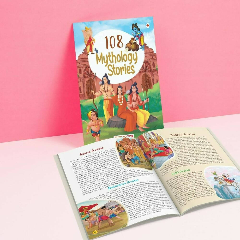 108 Indian Mythology Stories (Illustrated) - Story Book For Kids | Grocsy