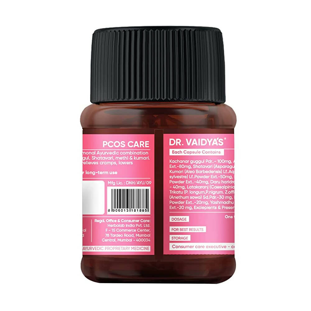 Dr. Vaidya's PCOS Care Capsules | Grocsy