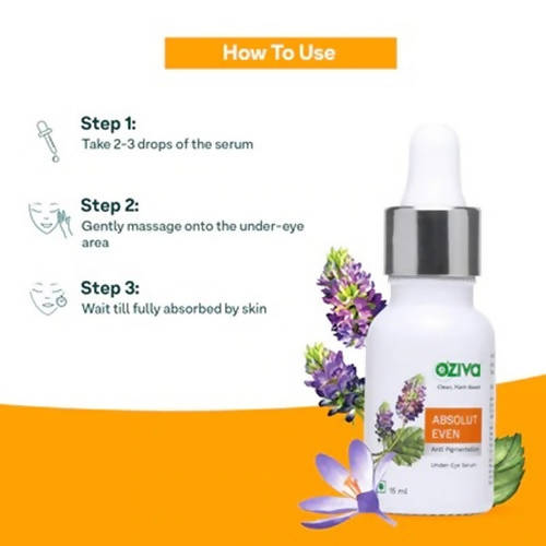 OZiva Absolut Even Anti-Pigmentation Under-Eye Serum | Grocsy