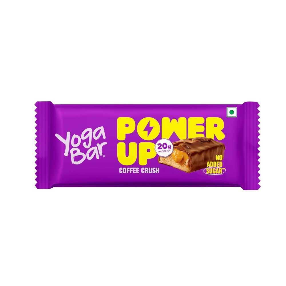 Yoga Bar Power Up 20g Protein Bar, Coffee Crush | Grocsy