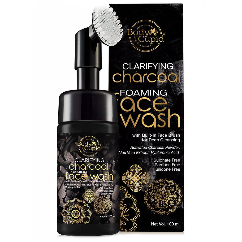 Body Cupid Clarifying Charcoal Foaming Face Wash | Grocsy
