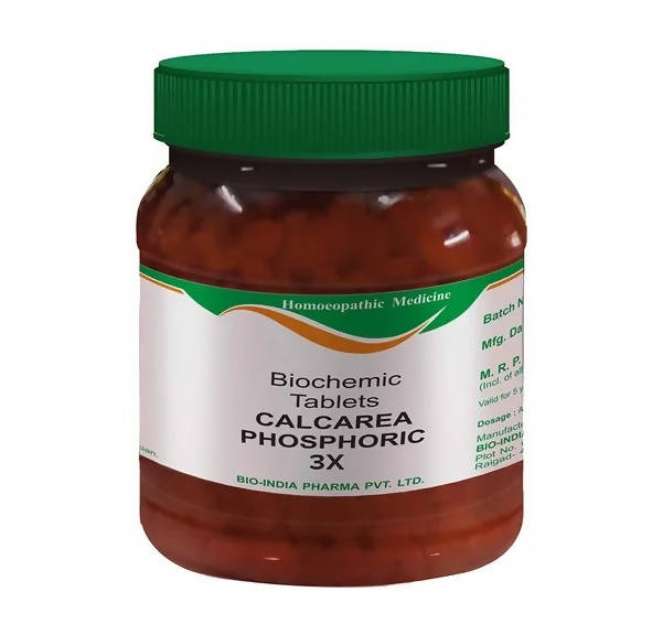 Bio India Homeopathy Calcarea Phosphoric Biochemic Tablets | Grocsy