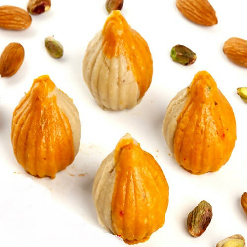 Ghasitaram Mango Twin Kaju Modaks | Grocsy