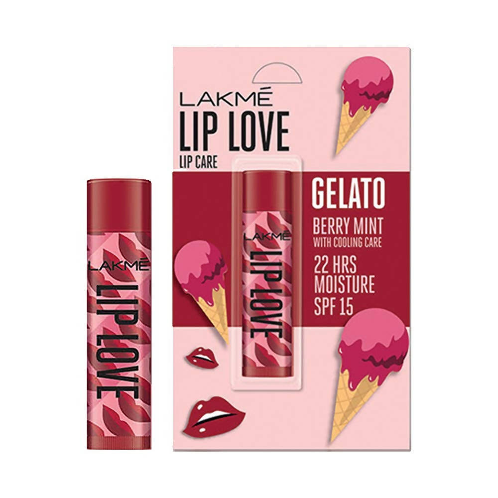 Lakme Lip Love Gelato Chapstick - Berry Mint | Grocsy