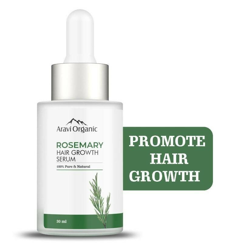 Aravi Organic Rosemary Hair Growth Serum - Limited Time Offer | Grocsy