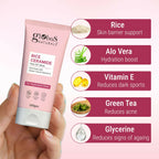 Globus Naturals Rice Ceramide Peel Off Mask, For Hydrated Glow Skin | Grocsy