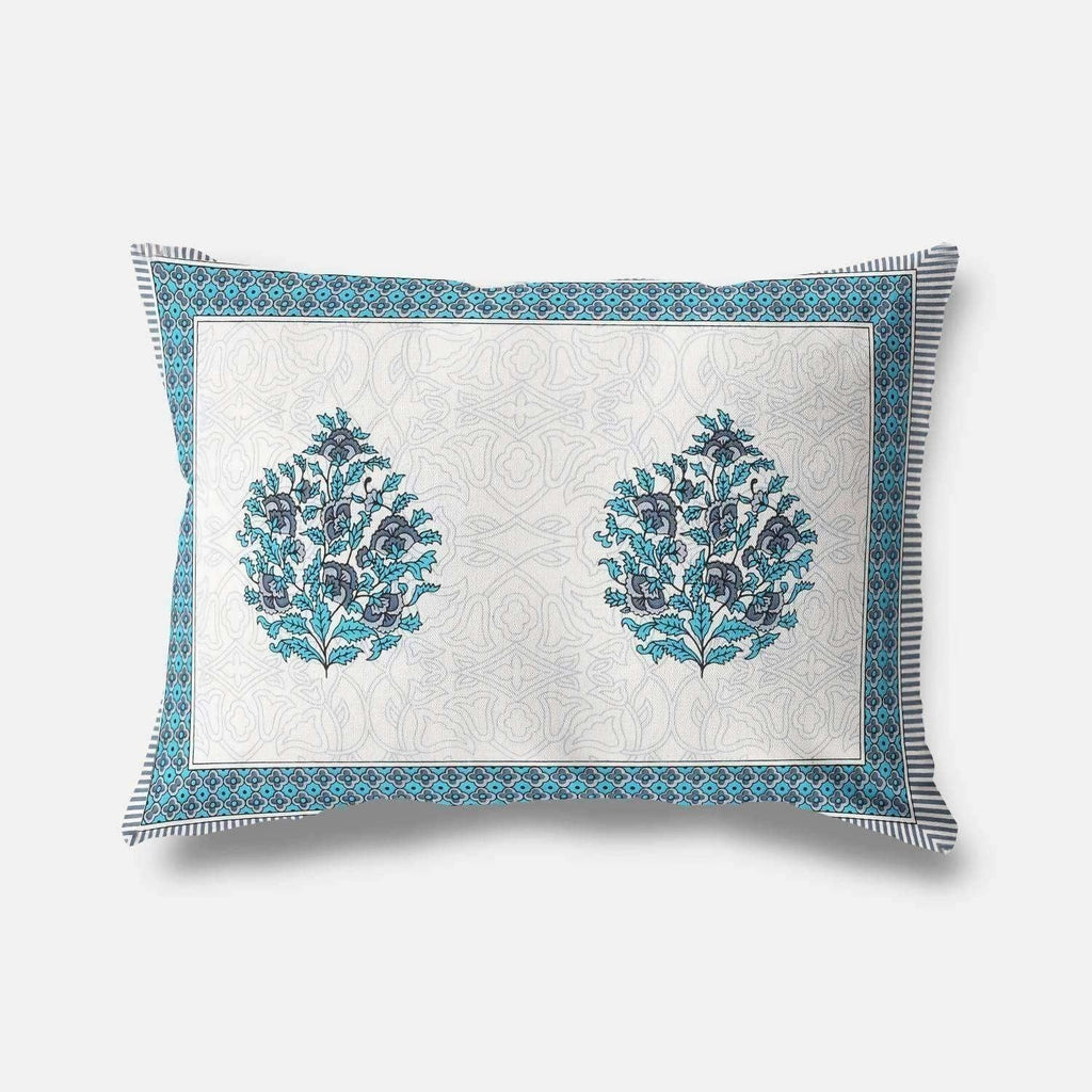 Queen Size 230x270 Cms Jaipuri Hand Block Printed Traditional 144TC Cotton Bedsheet with 2 Pillow Covers | Grocsy