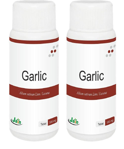 Jain Garlic (Lasuna Allium Sativum) Tablets | Grocsy