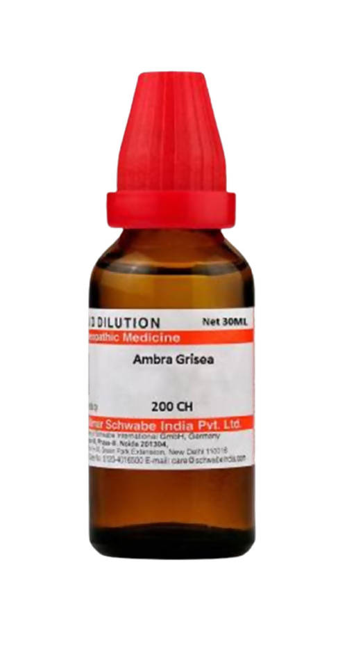 Dr. Willmar Schwabe India Ambra Grisea Dilution | Grocsy