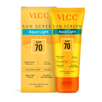 VLCC Aqua Light Sunscreen Gel SPF 70 PA++++ | Grocsy