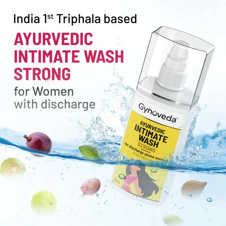 Gynoveda Intimate Wash Strong For White Discharge | Grocsy