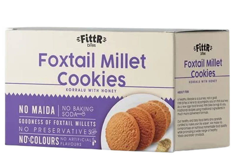FittR biTes Foxtail Millet Cookies | Grocsy