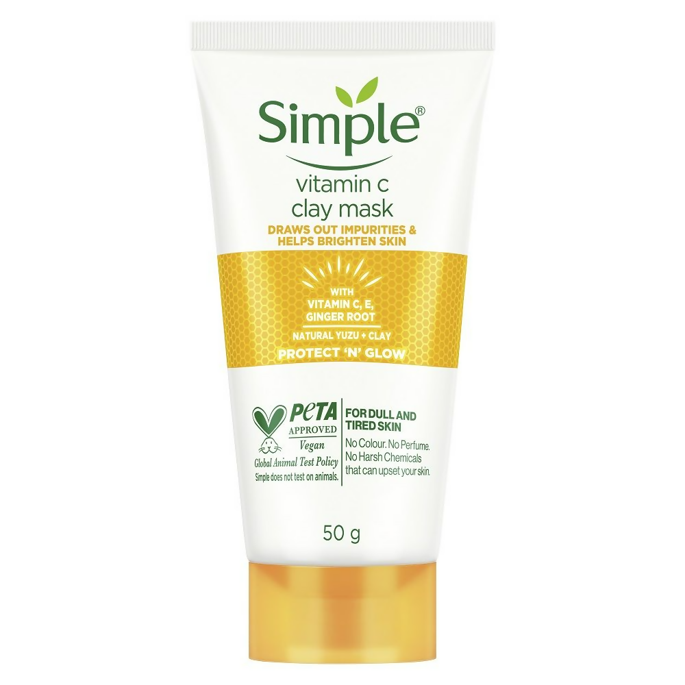 Simple Protect N Glow Vitamin C Brighten Clay Mask | Grocsy