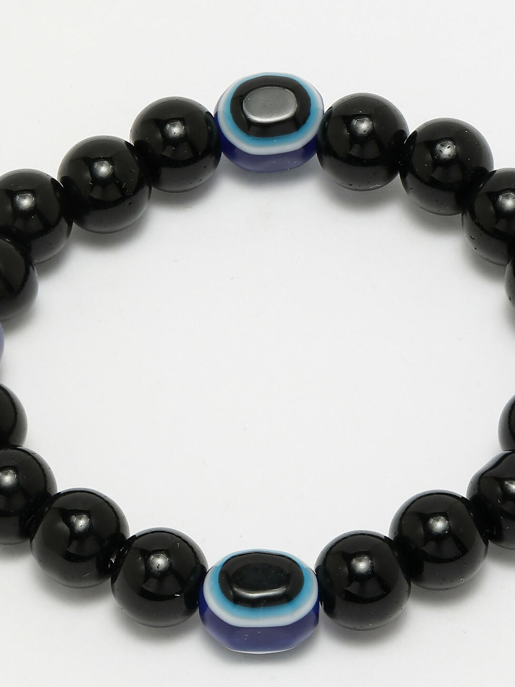 NVR Men & Women Evil Eye Beaded Adjustable Bracelet | Grocsy