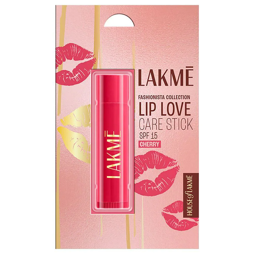 Lakme Lip Love Chapstick, Spf15 - Cherry | Grocsy