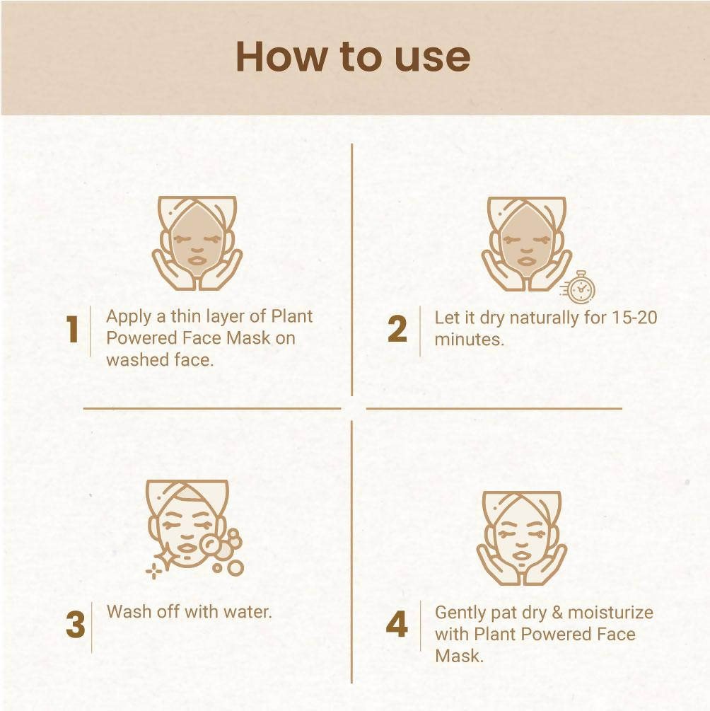 Mother Sparsh Plant Powered Oatmeal & Honey Face Mask | Grocsy