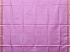 Lavender Uppada Silk Handloom Saree with Birds and Floral Pallu Design - Global Threads | Grocsy