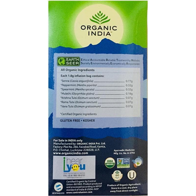 Organic India Tulsi Lax 25 Tea Bags | Grocsy
