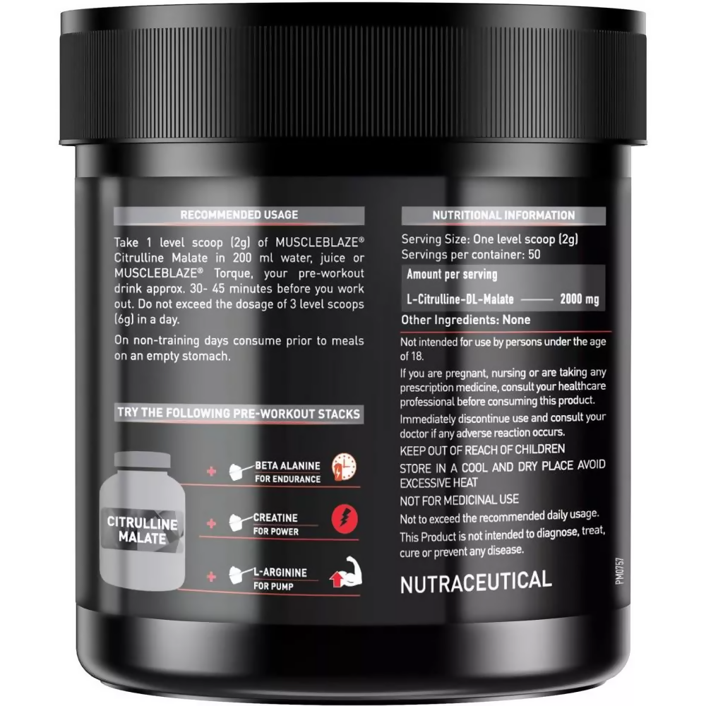 MuscleBlaze Citrulline Malate | Grocsy