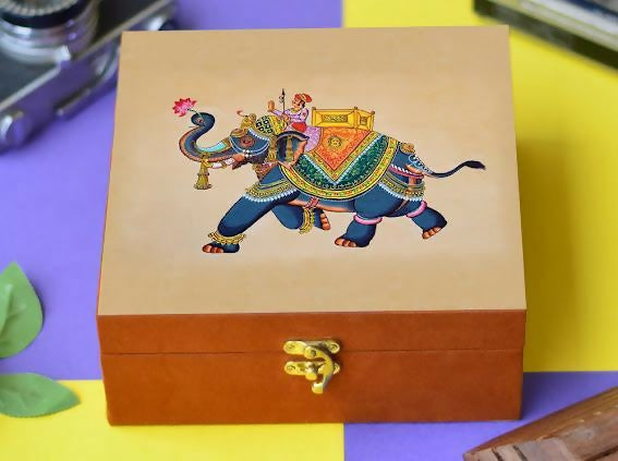 Collectibles India Wood Gift Box | Grocsy