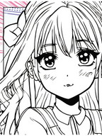 Dreamland Publications Colour Your Own Manga Book 3 With Free Manga Colouring Poster For Kids | Grocsy
