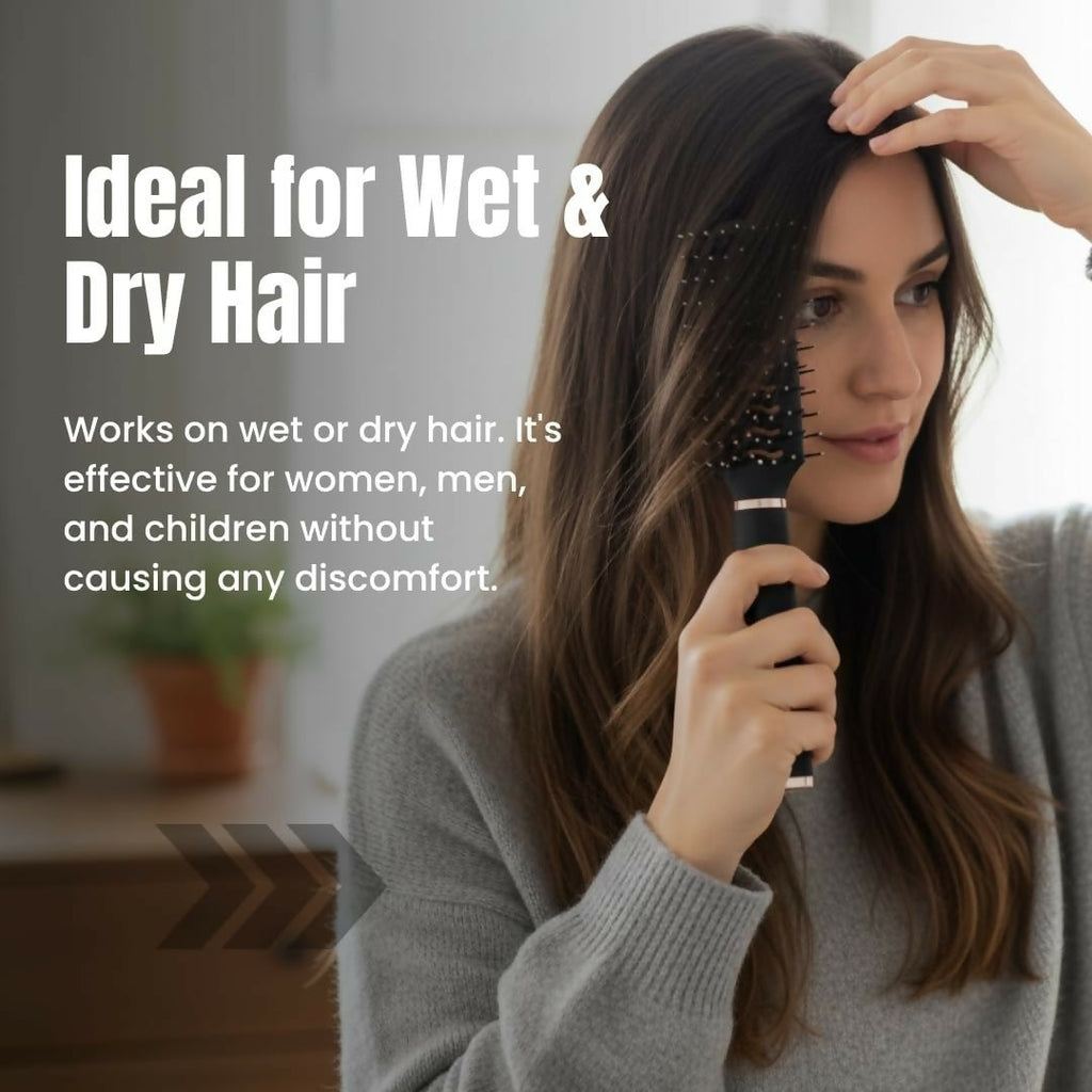 FOLELLO Professional Vent Hair Styling Brush for Blow Drying & Detangling | Grocsy